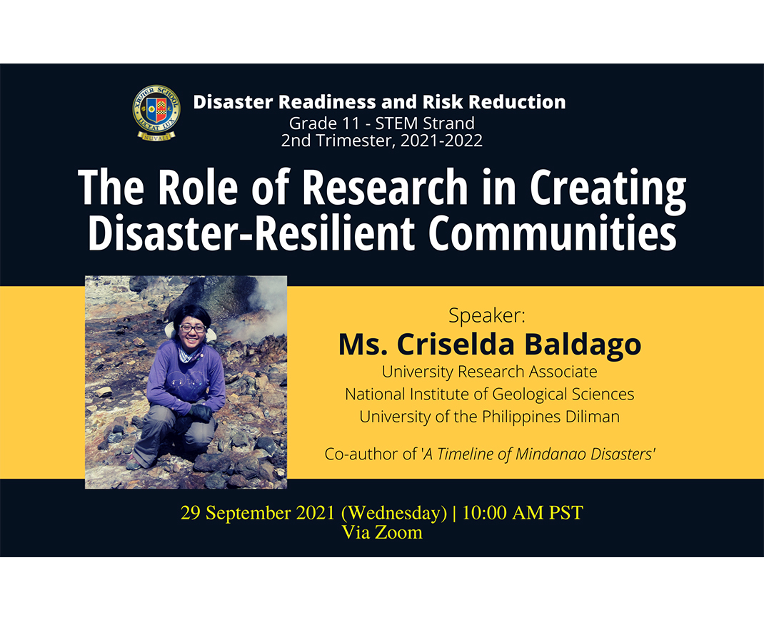 The Role of Research in Creating Disaster-Resilient Communities